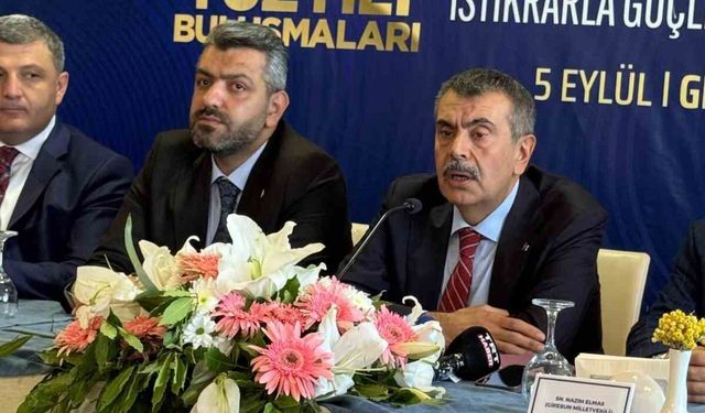 Bakan Yusuf Tekin: 'Terörsüz Türkiye sürecine sahip çıkılmasını arzu ediyoruz'