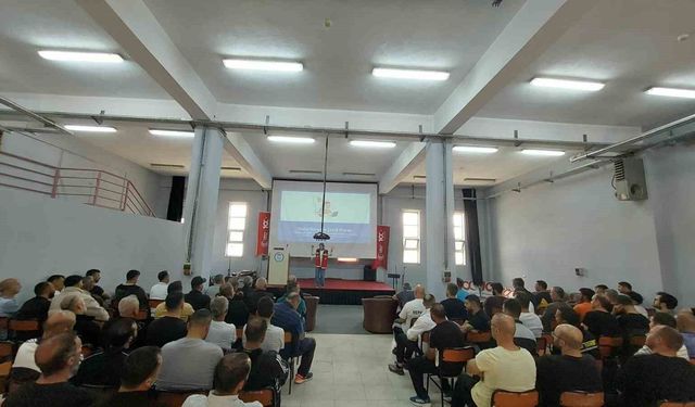 Bandırma Açık Ceza İnfaz Kurumu'nda kadına yönelik şiddet eğitimi