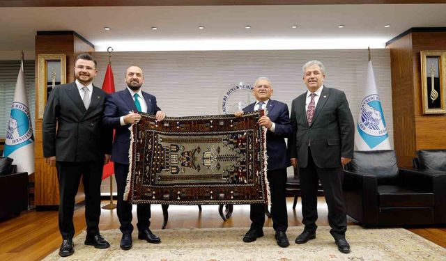 Başkan Büyükkılıç, AK Parti Genel Başkan Yardımcısı Faruk Acar'ı ağırladı