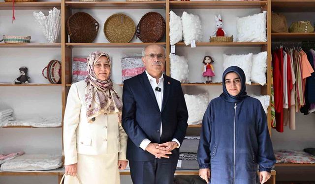 Başkan Er: 'Kadınlarımızın el emeğini ekonomiye kazandırıyoruz'
