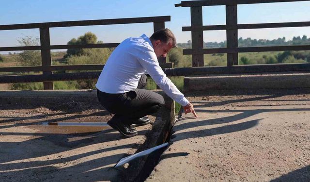 Başkan Vekili Biba, Çeltikçi Köprüsü'nü inceledi