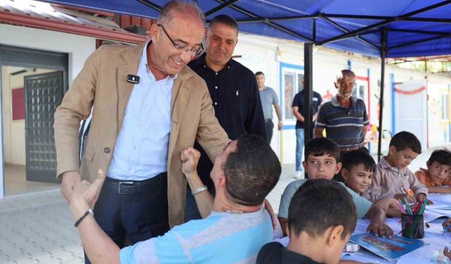 Başkan Yapar, çocukların mutluluğuna ortak oldu