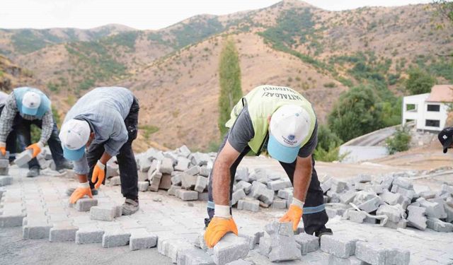 Battalgazi Belediyesinden Kamıştaş'a yol düzenlemesi