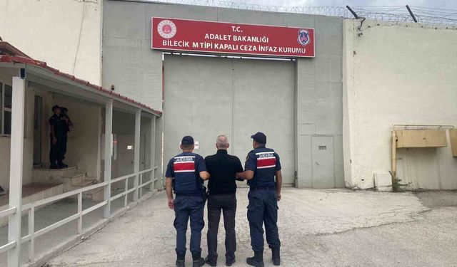 Bilecik'te 3 yıl 15 ay hapis cezası ile aranan şahıs yakalandı