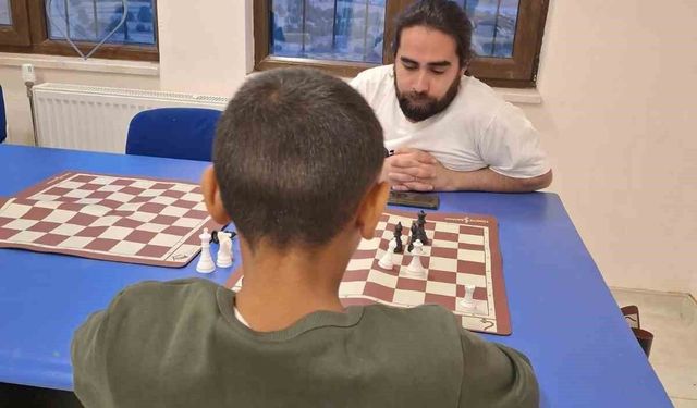 Bilecik'te çocukların yeni hamlesi satranç oldu