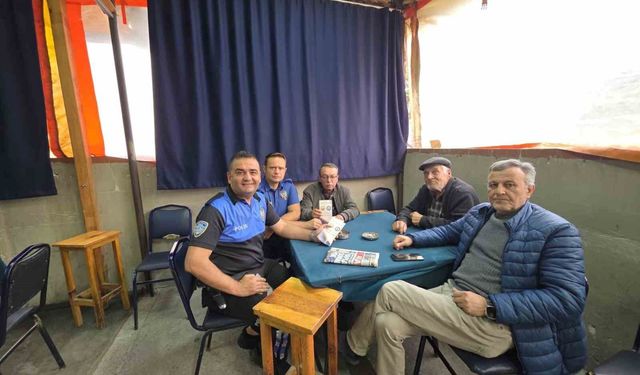 Bilecik'te kıraathanelerde güvenlik bilgilendirmesi