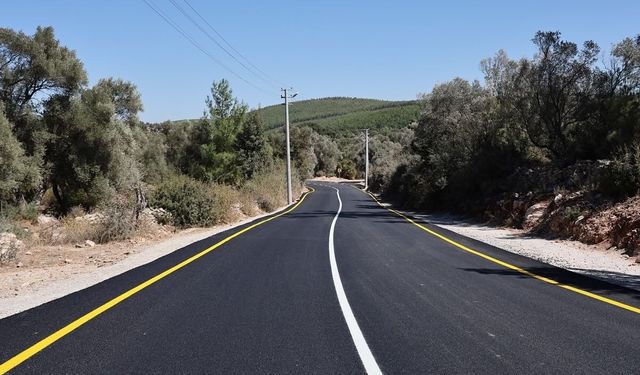 Bodrum Çamlık Mahallesi'nin yolları yenilendi
