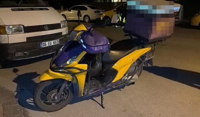 Bolu'da taksi ile motokurye çarpıştı: 1 yaralı
