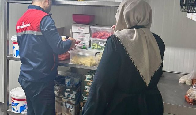 Bolvadin'de okul kantinlerine yönelik denetim