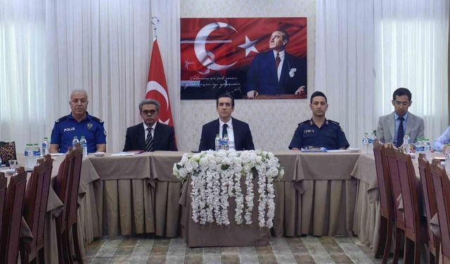 Bozyazı'da okul ve çevrelerinde güvenlik tedbirleri değerlendirildi
