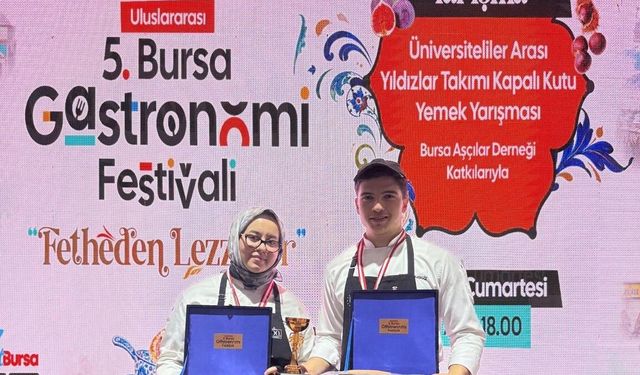 BŞEÜ öğrencileri gastronomi festivalinde Türkiye üçüncüsü oldu
