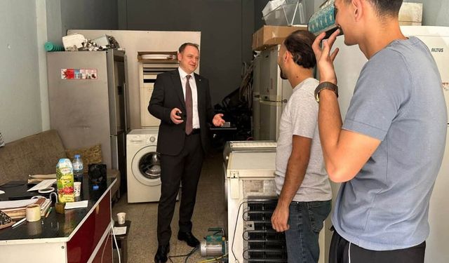Bulanık Kaymakamı Koşansu'dan esnaf ziyareti
