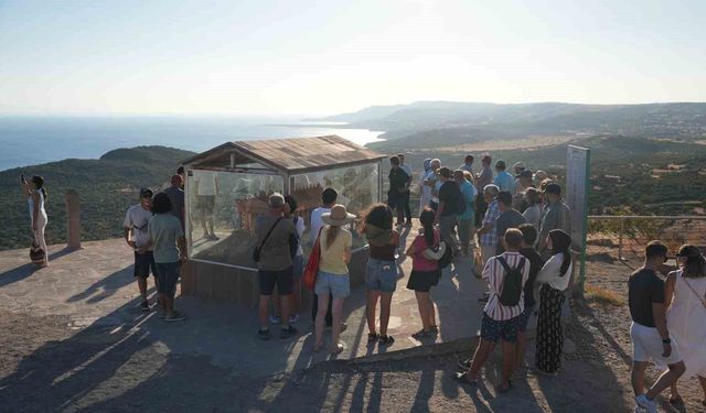Çanakkale'de festivalin üçüncü gününde Assos Ören Yeri keşfedildi