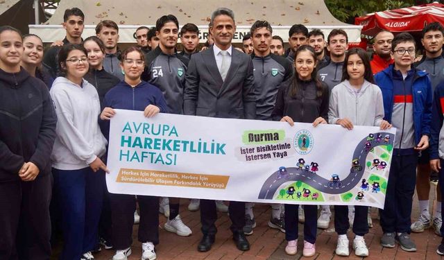 Çaycuma'da Avrupa Hareketlilik Haftası'na özel yürüyüş ve bisiklet etkinliği