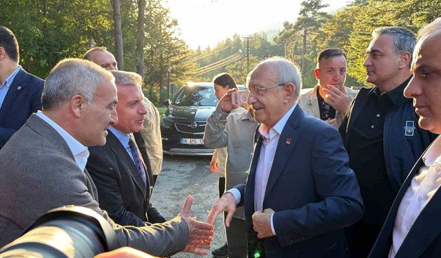 CHP Genel Başkanı Kılıçdaroğlu, 3 günlük CHP kampı için Bolu'ya geldi