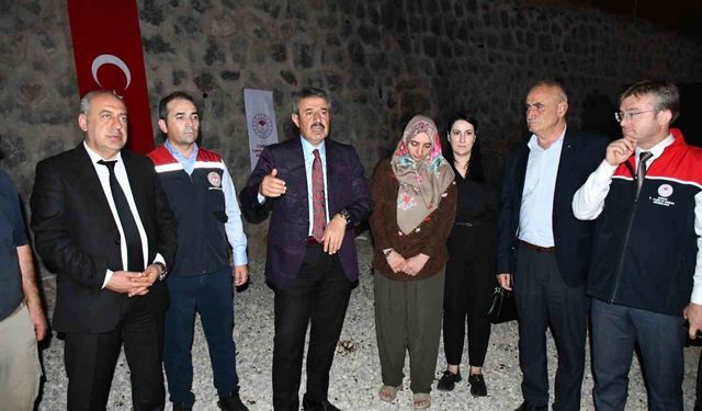 Cizre'de kadın çiftçiye 100 adet küçükbaş hayvan desteği