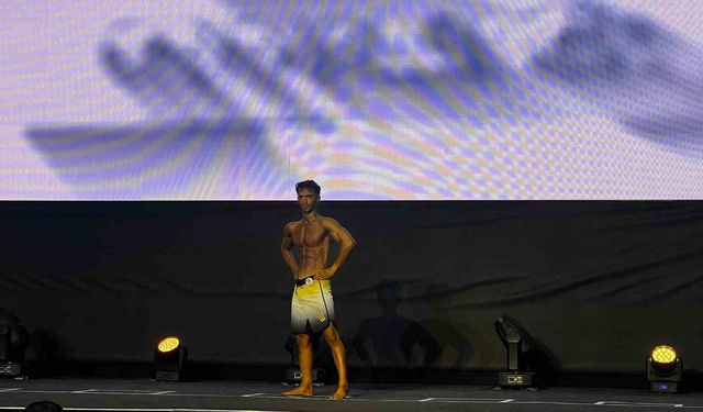 Cizreli vücut geliştirme sporcusu, 18 yaşında Türkiye 5'incisi oldu