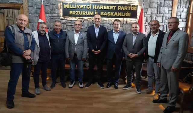DAGC'den MHP Erzurum İl Başkanı Yurdagül'e ziyaret