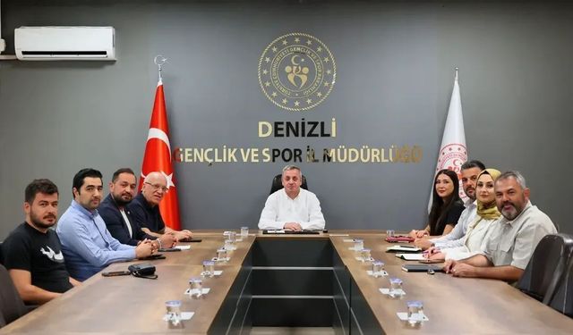 Denizli'de yeni futbol sezon öncesi antrenman saha planlaması yapıldı