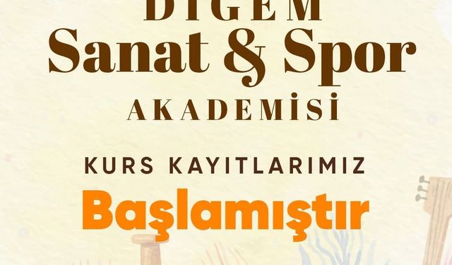 Didim Belediyesi DİGEM Sanat ve Spor Akademisi'nde kurs kayıtları başladı