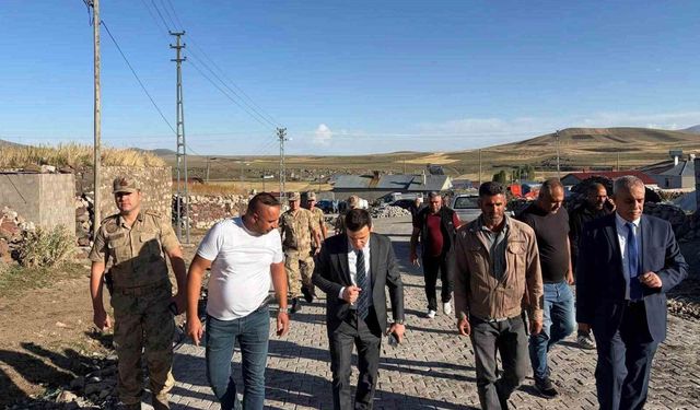 Digor'da KÖYDES seferberliği: Parke taşı çalışması hızla ilerliyor