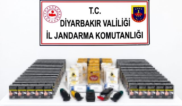 Diyarbakır'da kaçakçılık operasyonları: 69 şüpheli hakkında işlem yapıldı