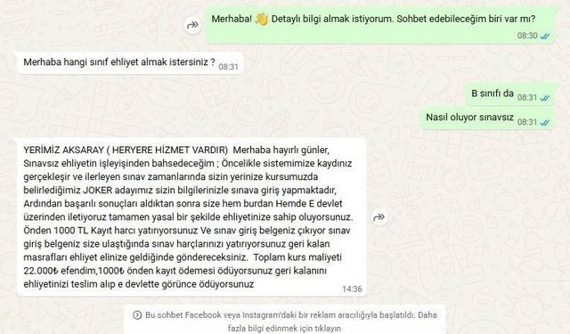 Dolandırıcıların 'Sınavsız ehliyet' oyunu bu kez pes dedirtti