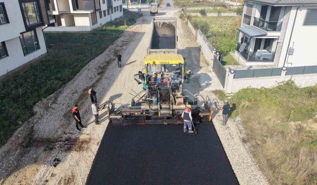 Düzce'de asfalt çalışmaları hız kazandı