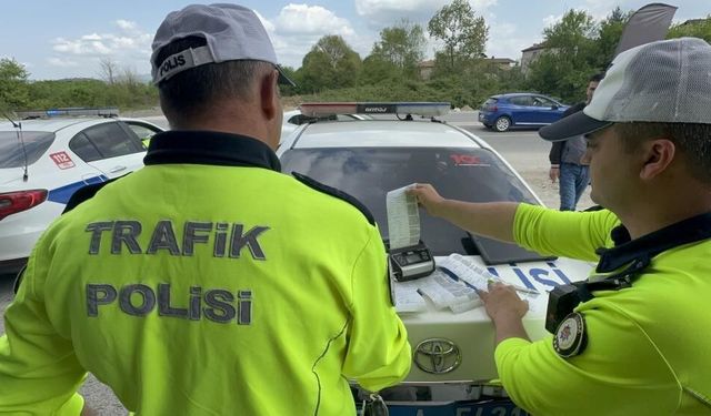 Düzce'de son bir haftada 216 araç trafikten men edildi