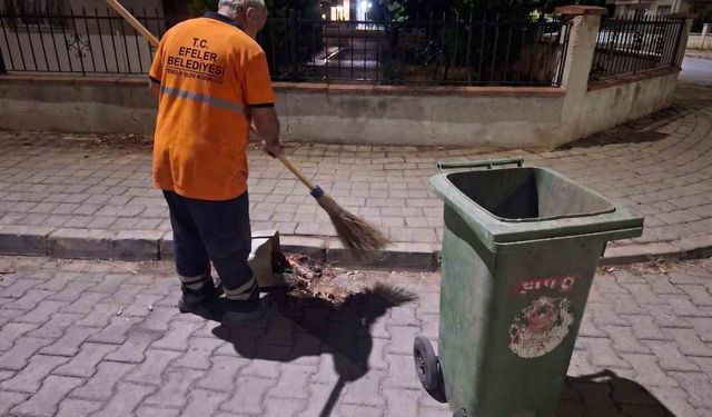 Efeler Belediyesi temizlik çalışmalarını sürdürüyor