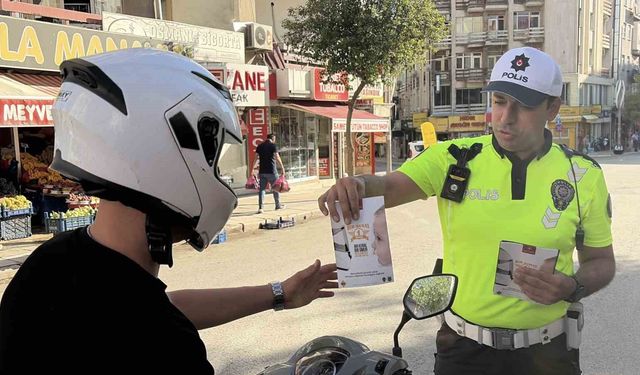 Elazığ'da 89 motosiklet sürücüsüne 848 bin lira ceza