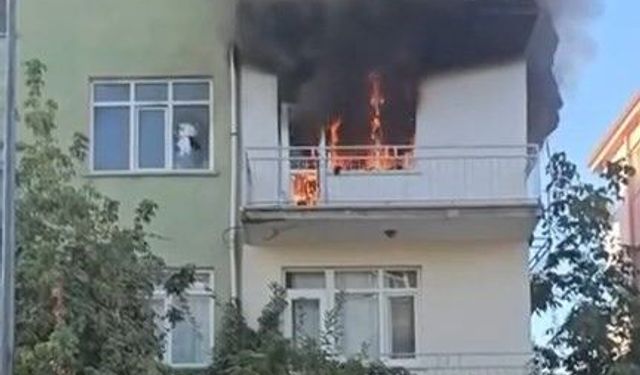 Elazığ'da ev yangını
