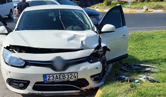 Elazığ'da trafik kazası: 1 yaralı