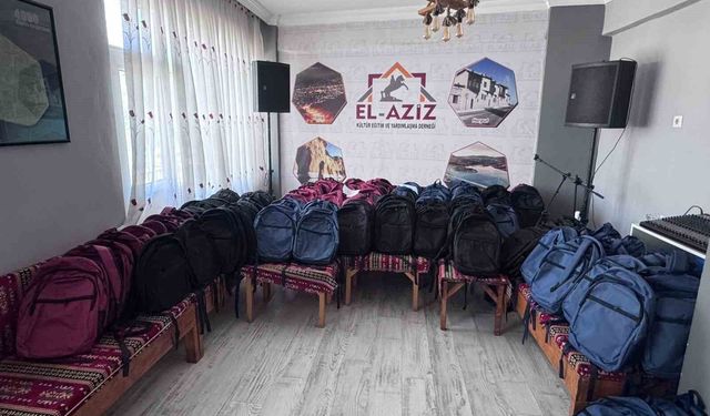 Elazizder'den 350 yetim ve öksüz öğrenciye kırtasiye desteği