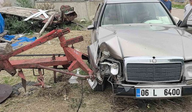 Erzurum'da trafik kazası: 1 yaralı