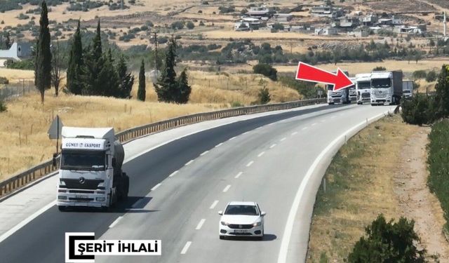 Gaziantep'te dron destekli trafik denetimi: 881 araca cezai işlem