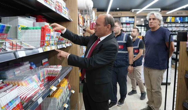 Gaziantep'te kırtasiyelere 'fahiş fiyat' ve 'etiket' denetimi