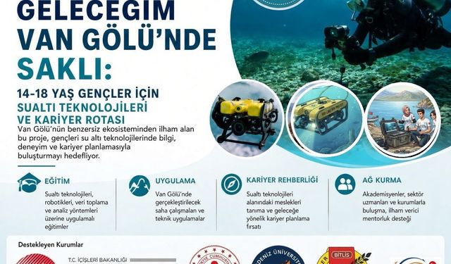 Gençler Van Gölü'nün derinliklerini MicroROV'larla keşfedecek