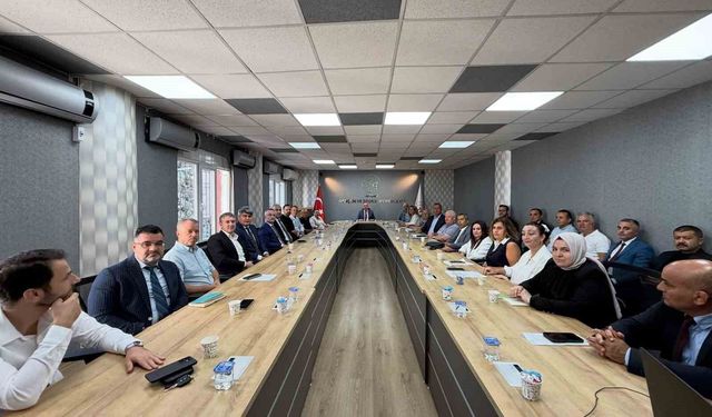 Gençlik ve Spor İl Müdürlüğü'nde koordinasyon toplantısı gerçekleştirildi