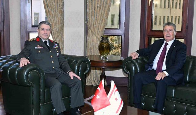 Genelkurmay Başkanı Bayraktaroğlu, KKTC Başbakanı Üstel ile görüştü