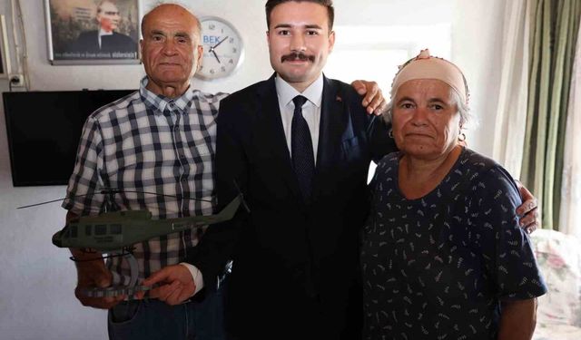 Gökçeada Kaymakamı Acar'dan Kıbrıs Gazilerine vefa ziyareti