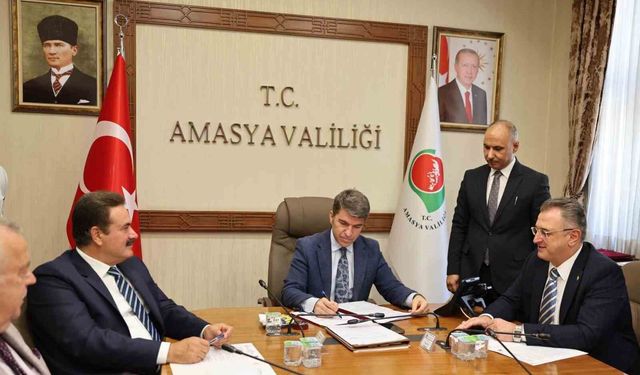 Gümüşhacıköy OSB'nin kuruluş protokolü imzalandı