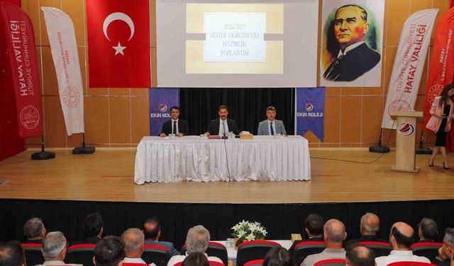 Hatay'da 2026-2027 eğitim öğretim yılı hazırlıkları değerlendirildi