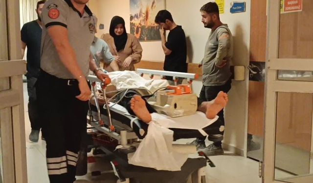 İnegöl'de inşaatta panik