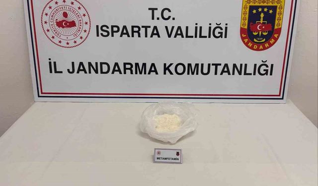 Isparta'da 300 gram metamfetamin ele geçirildi