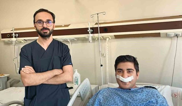 İzmir'den Siirt'e östaki tuboplasti ameliyatı için geldi