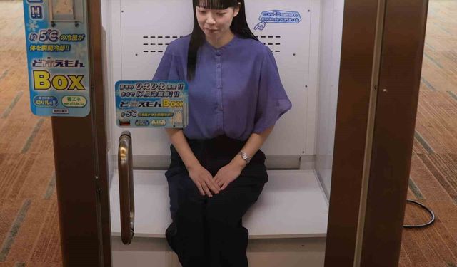 Japonya'da aşırı sıcaklara karşı insan buzdolabı üretildi
