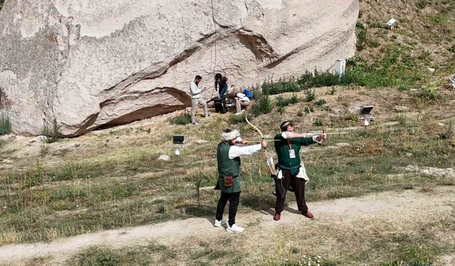 Kapadokya'da geleneksel okçuluk heyecanı başladı