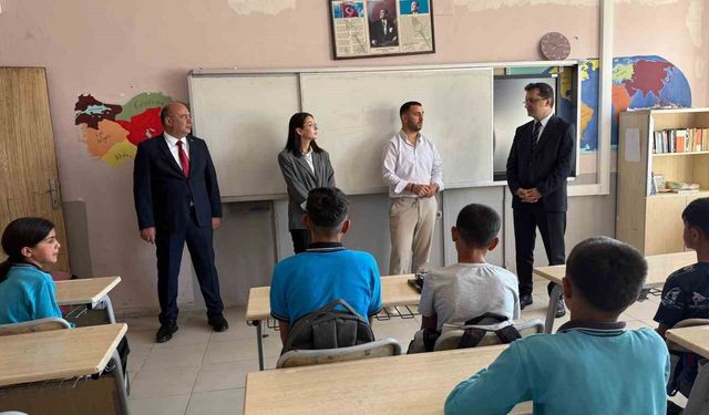Karakoyunlu Kaymakamı İlhan Kayaş'tan Bulakbaşı Okulu'na ziyaret