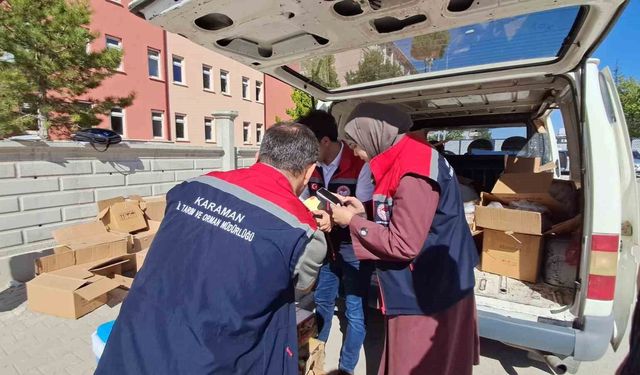 Karaman'da 'Gıda Güvenliği-1 Operasyonu': Etiketsiz ve bandrolsüz ürünler ele geçirildi